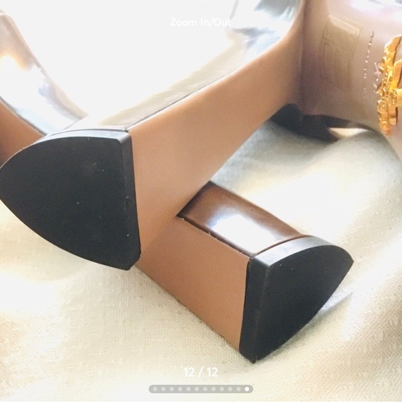 GORGEOUS PRADA "MARY JANE" OPEN TOE PLATFORM HIGH HEELS SHOES SZ 36 1/2 EU/6.5US - Picture 13 of 13